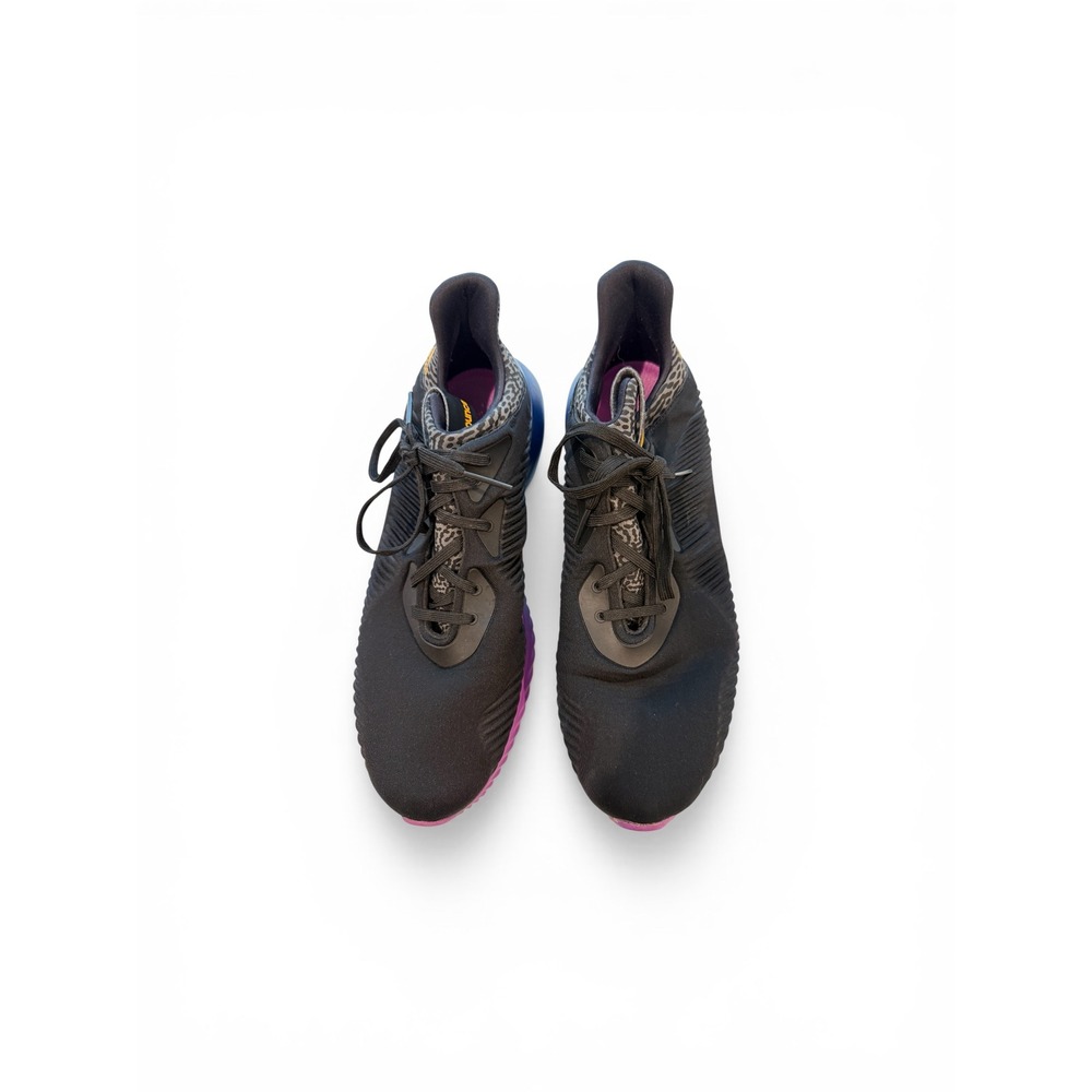 Adidas Alphabounce Black Leopard Gradient Mens Running Shoes B42351 Size 11 - Picture 3 of 6
